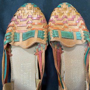Huarache Sandals/Flats, multi-color